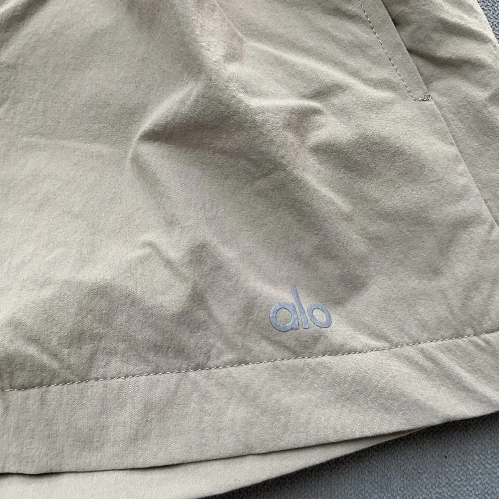 Alo Yoga Fan Club Mini Skirt Gravel XS